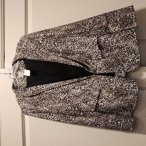 Chico's women's cheetah blazer
